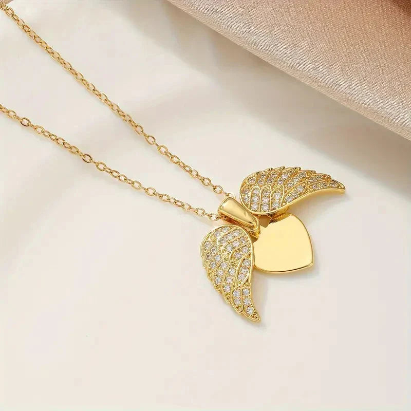 Personalisierte My Angel Halskette mit Gravur