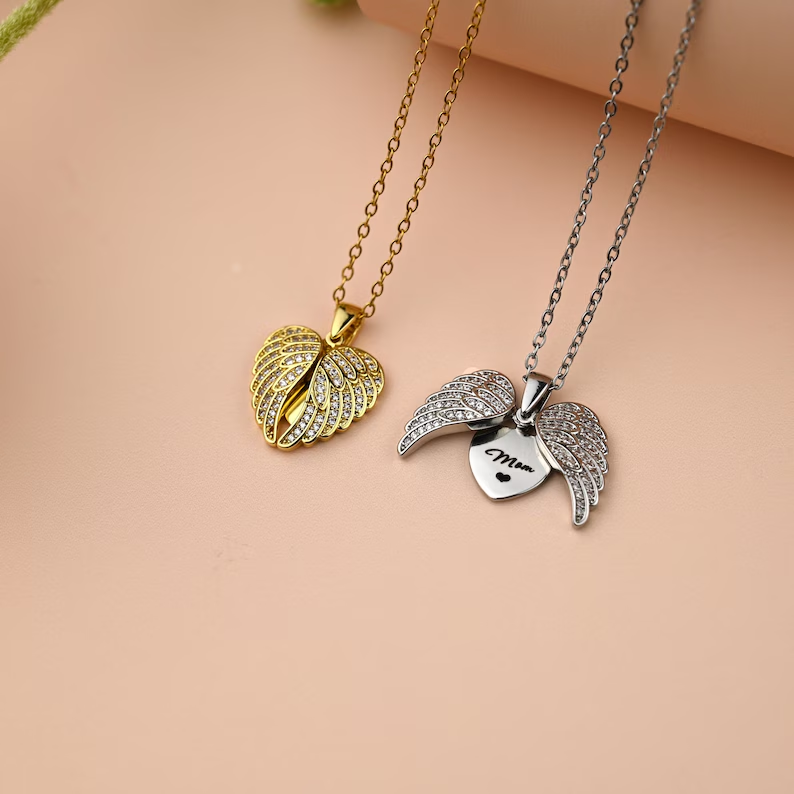 Personalisierte My Angel Halskette mit Gravur