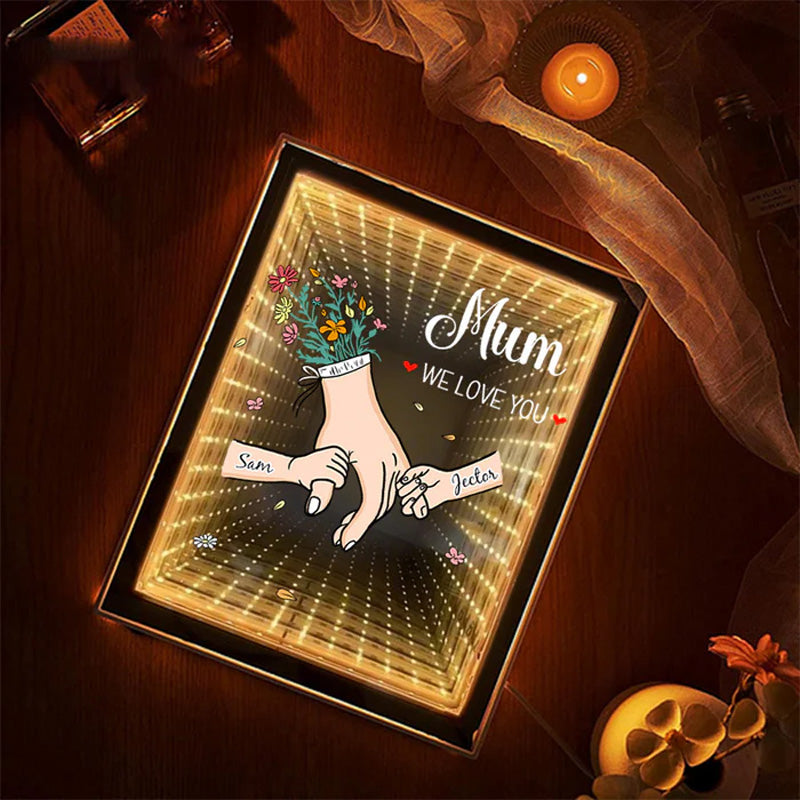 Customized Starlight Mirror Light Box--For Mom