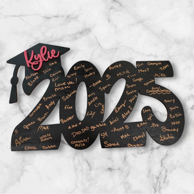 Custom Graduation Guestbook Sign Graduation Party Decorations
