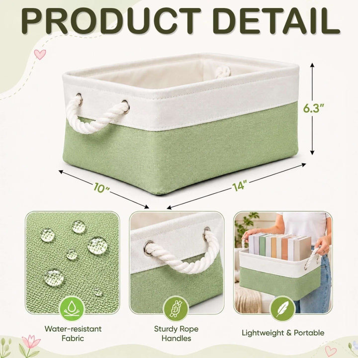 Personalized Squishy Storage Basket – Custom Name Toy Organizer for Kids