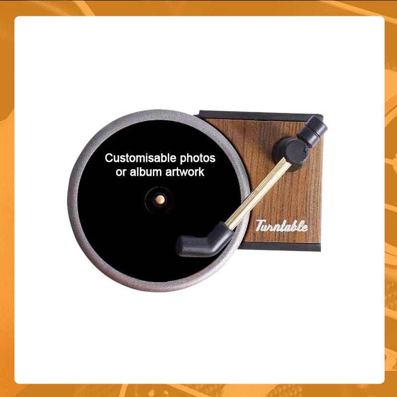 1 Turntable + 3 Vinyls - Customized Car Air Conditioning Outlet Record Player – 10 Fragrance Options - Canvasgiftco