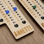 Personalized Multicolor Beaded Wooden Sewing Row Counter with Engraved Name Knitting Tool to Assist Counting Birthday Gift for Knitting Lovers