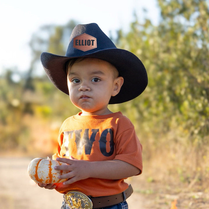 Personalized Leather Cowboy Hat