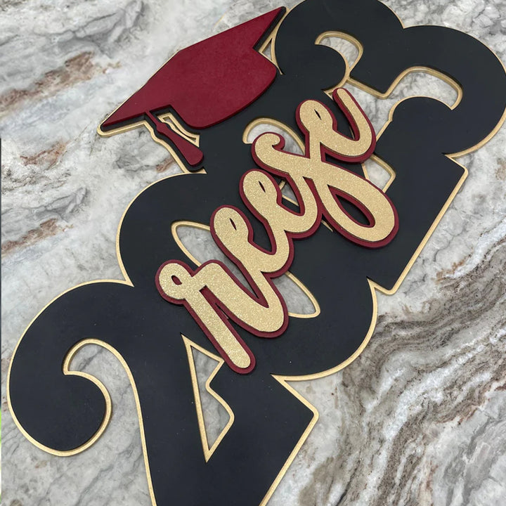 Personalized Deluxe Graduation Sign
