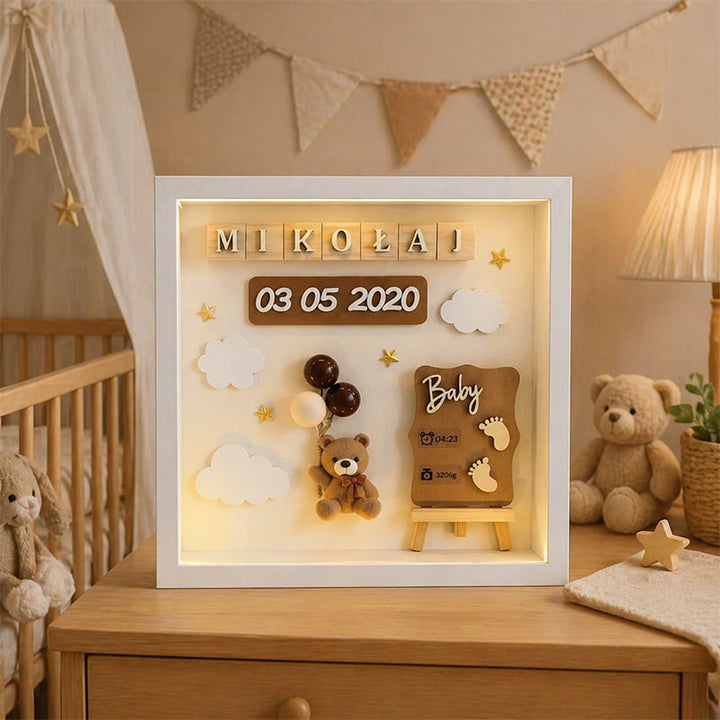The Day Your World Changed Forever-Add your baby’s name, date & details in seconds