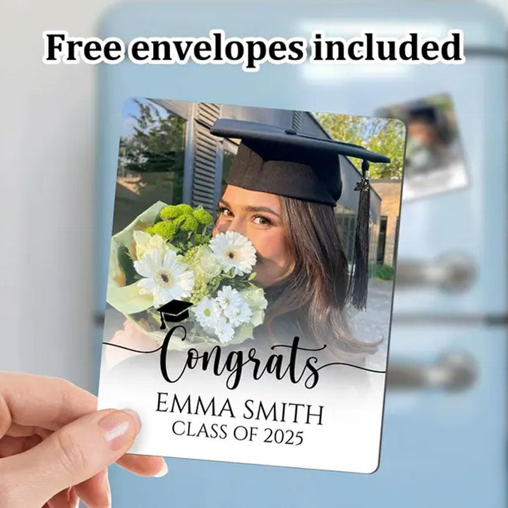 Custom Graduation Photo Magnet Gifts - Best Gifts for Graduates