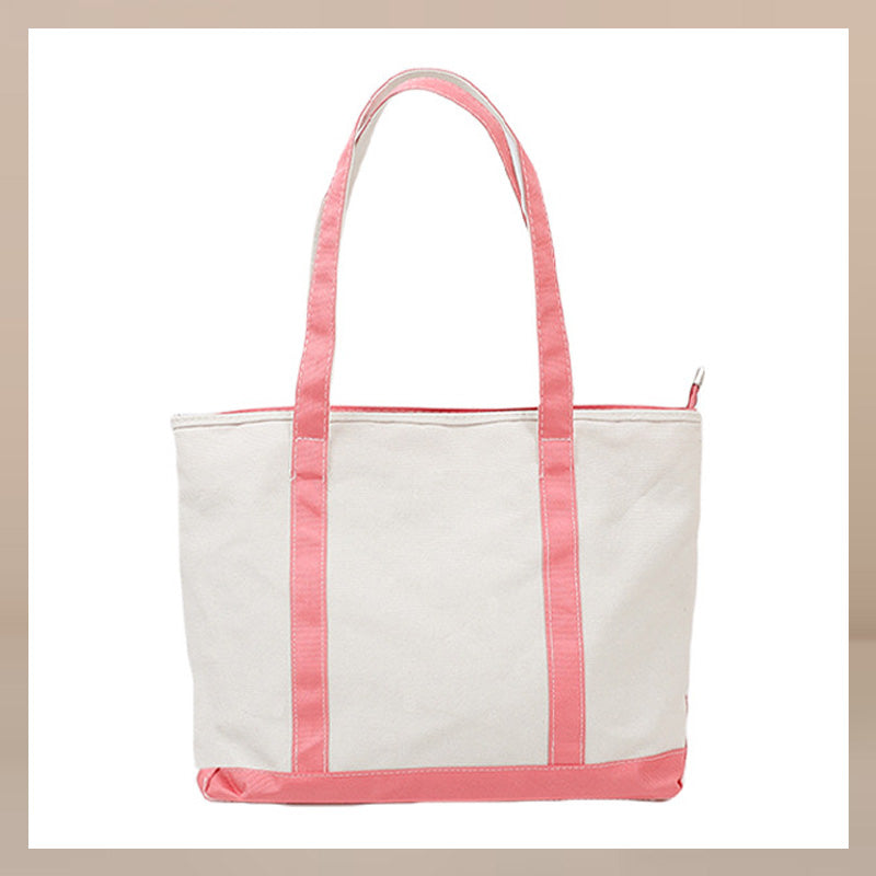 Custom Name Canvas Tote Bag