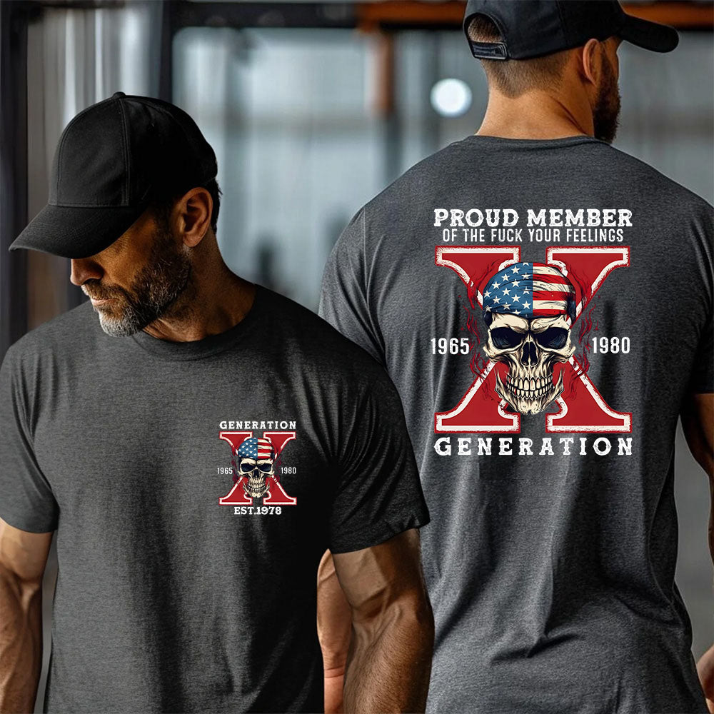Custom Gen X Skull Printing Clothing