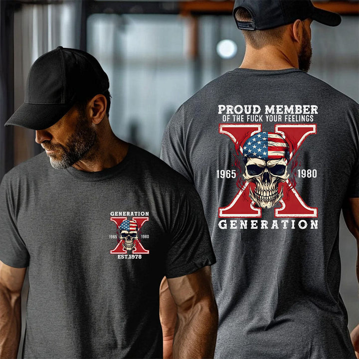 Custom Gen X Skull Printing Clothing
