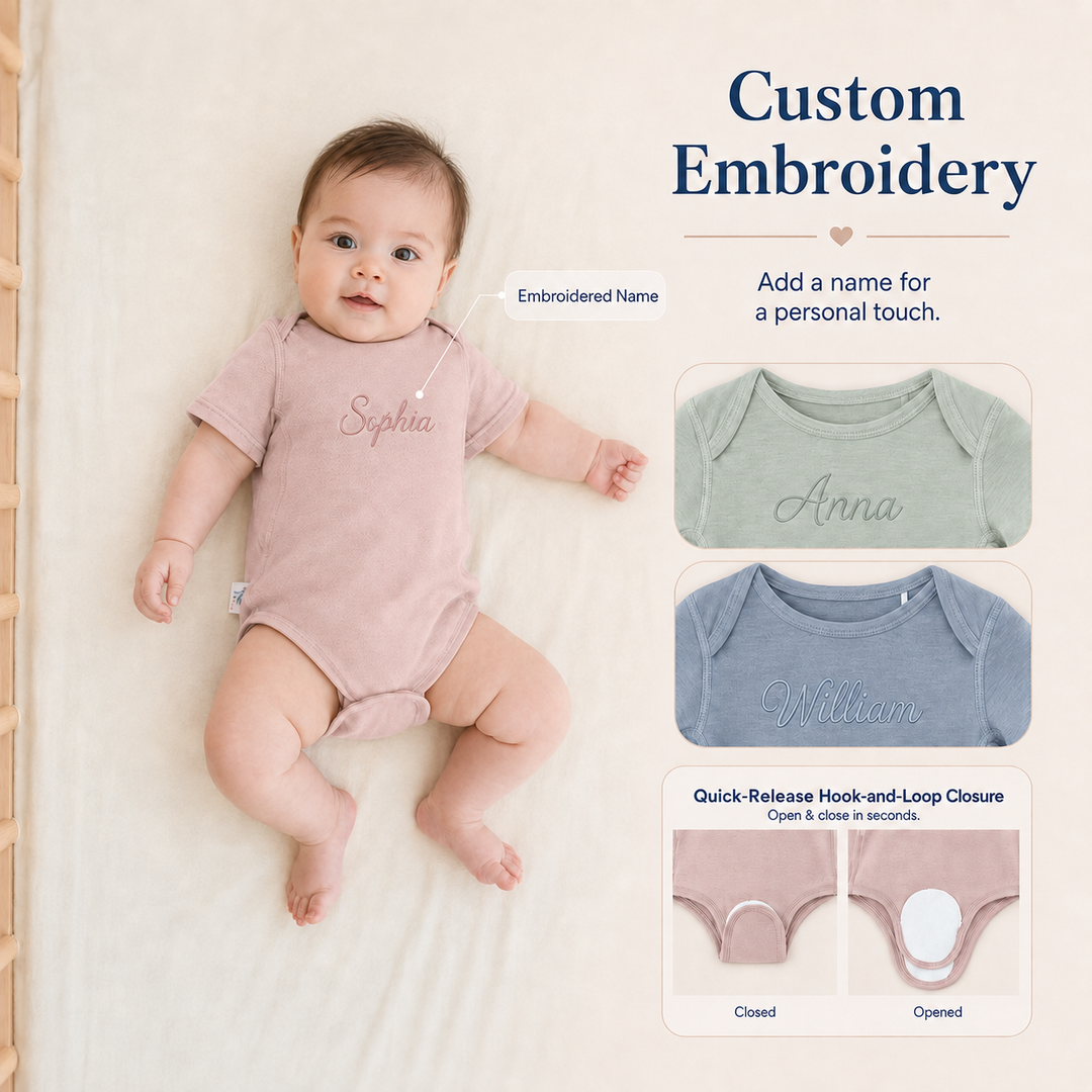 Personalized Easy-Change Baby Bodysuit