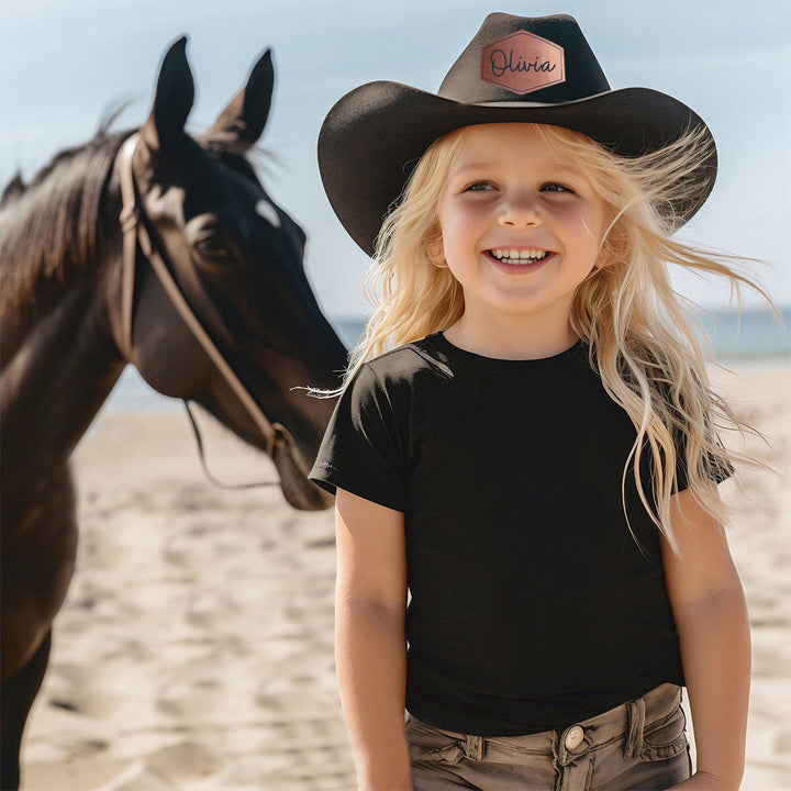 Personalized Leather Cowboy Hat