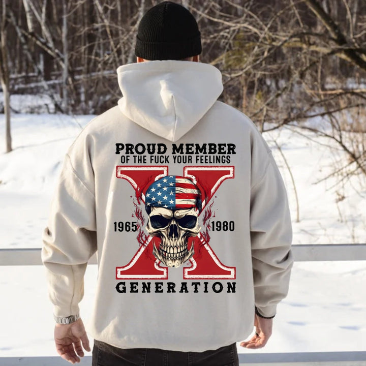 Custom Gen X Skull Printing Clothing