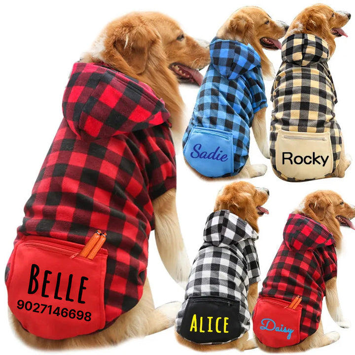 Personalized Warm Puppy Hoodie