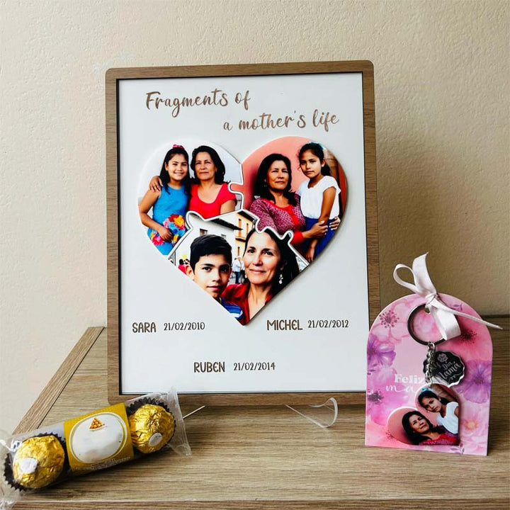 Customized Photo Frame Gift For Mom/Dad/Anyone you love.