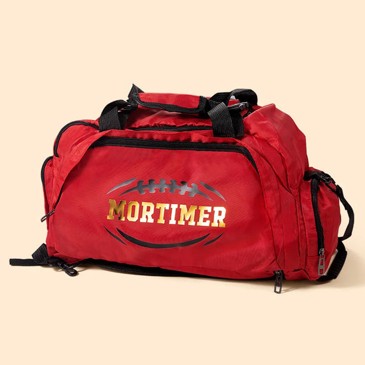 Personalized Name Football Duffle Bag