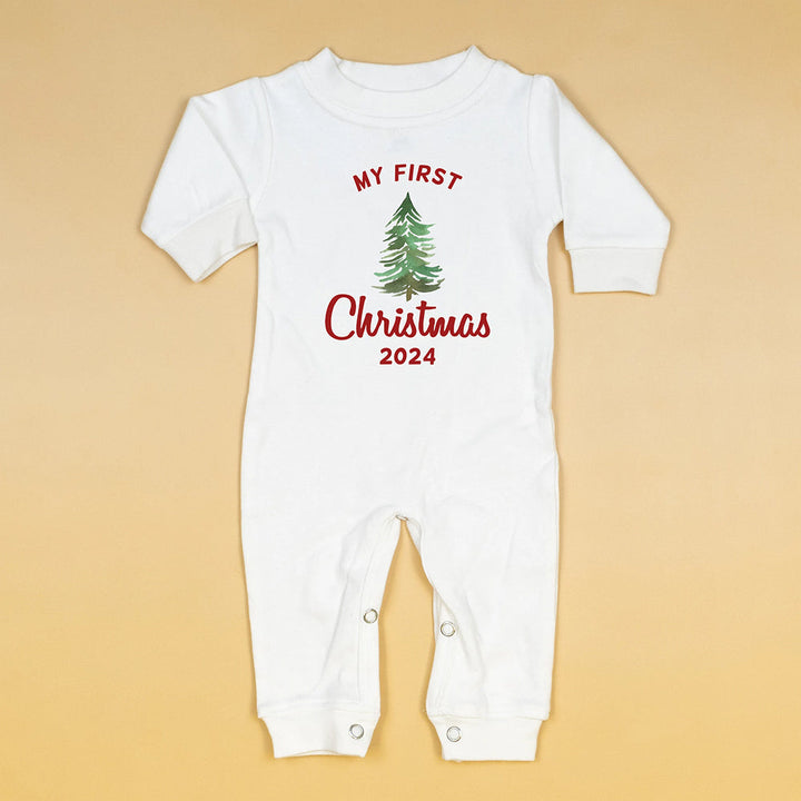 Personalised Baby Christmas Pajama Set