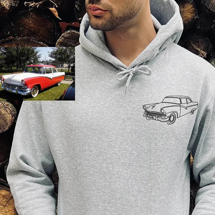 Customized Embroidered Car Craft Hoodies, Car Enthusiast Gifts ...