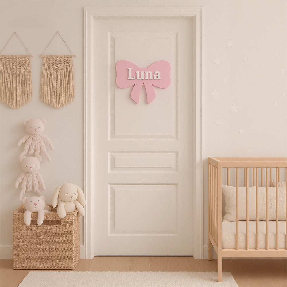 Personalized Kid's Bedroom Decoration Door Sign