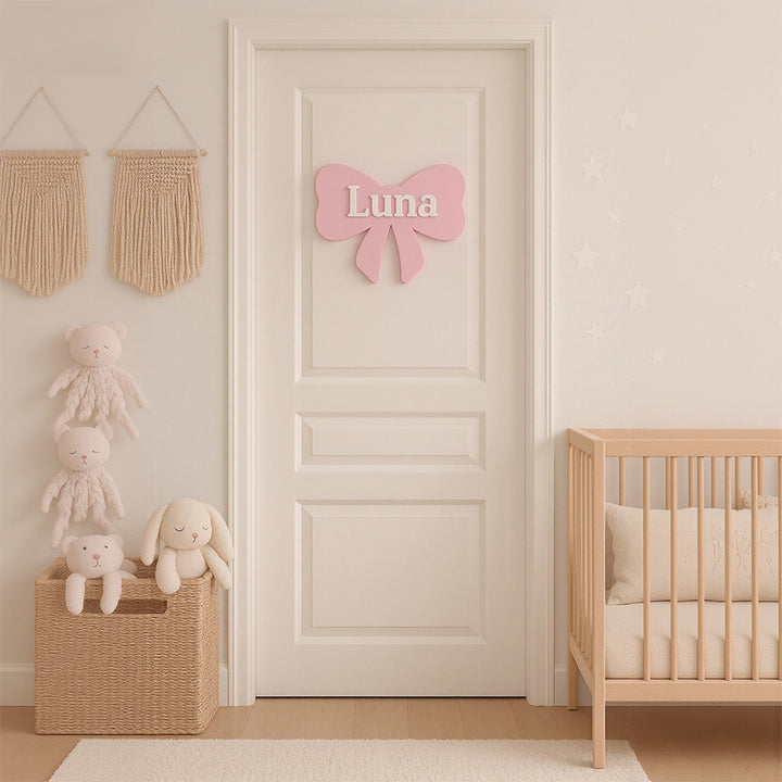 Personalized Kid's Bedroom Decoration Door Sign