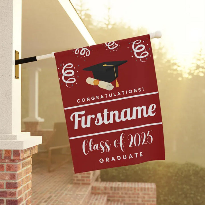 Custom College Bound Yard Flag，Graduate Flag