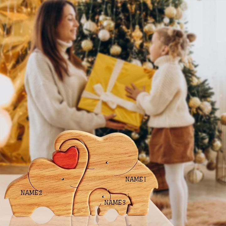 Customized Elephant Family
