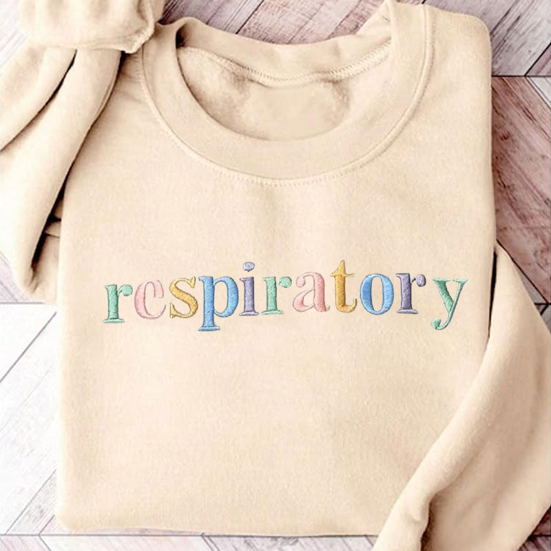 Custom Career Pastel Colors Embroidered Sweatshirt