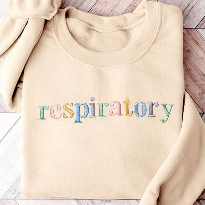 Custom Career Pastel Colors Embroidered Sweatshirt