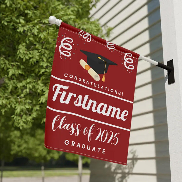 Custom College Bound Yard Flag，Graduate Flag