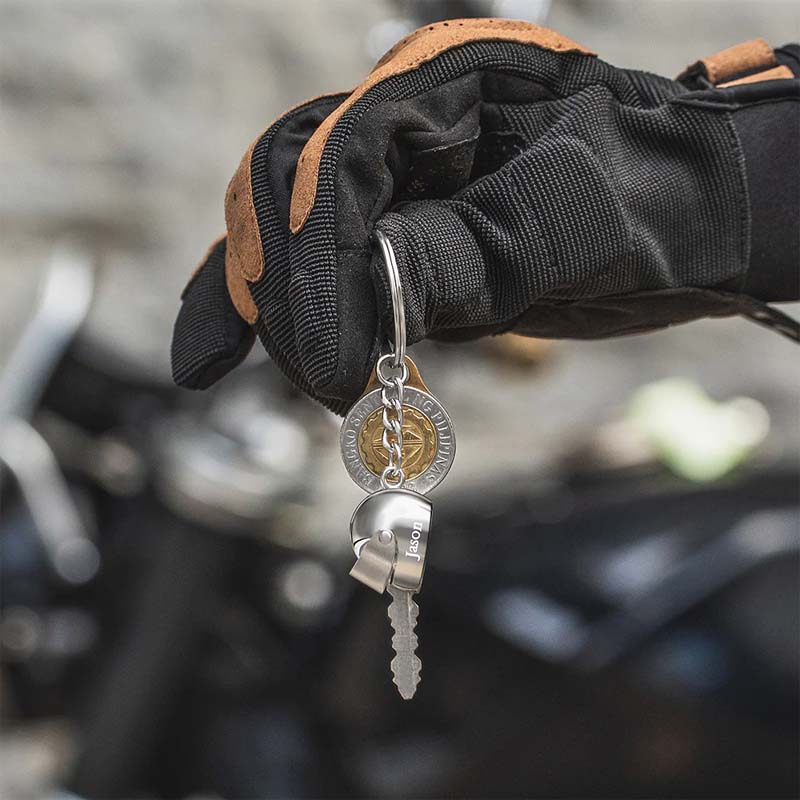 Customized Lettering Motorcycle Helmet Keychain