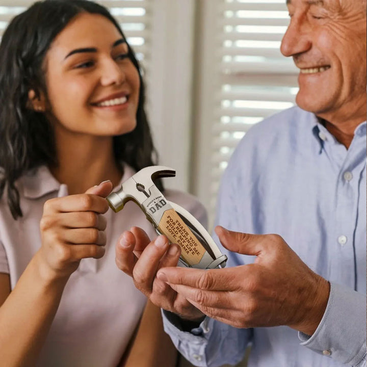 Customized Family Personalized Multi-Function Hammer - Father's Day Gift for Dad and Grandpa