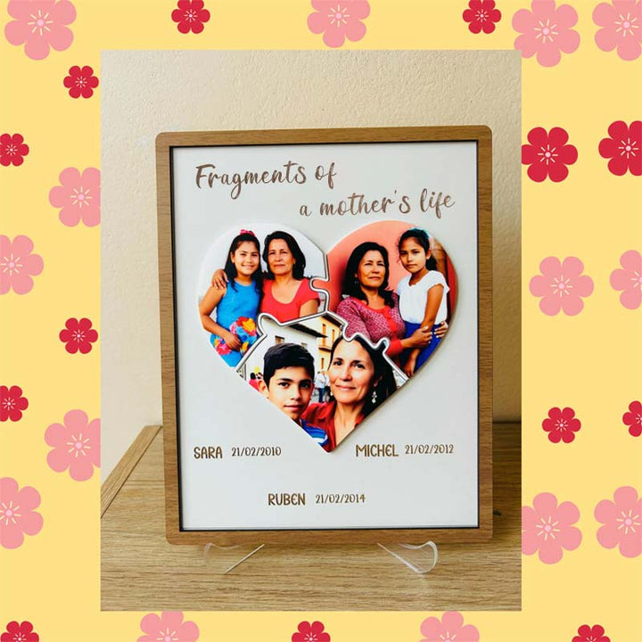 Customized Photo Frame Gift For Mom/Dad/Anyone you love.