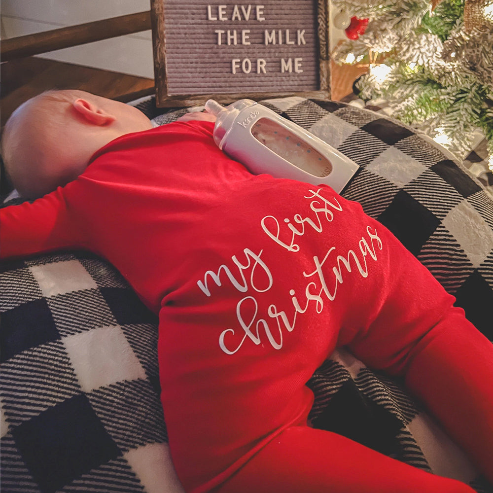 Personalised Baby Christmas Onesie