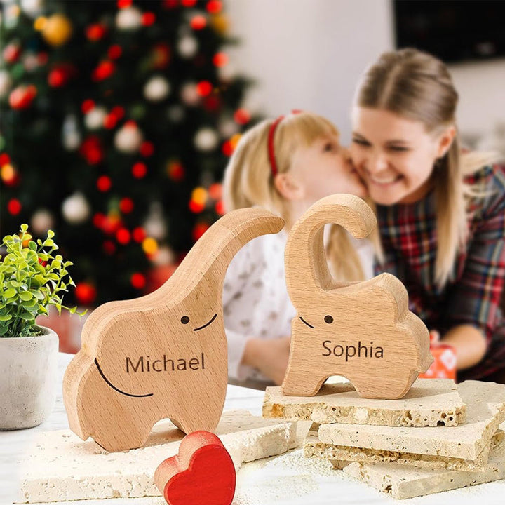 Customized Elephant Family