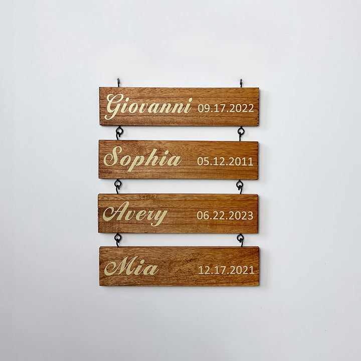 Custom Name Slat - Add On For Existing Sign