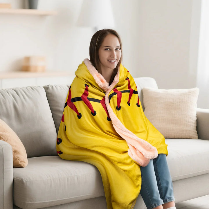 This Is My Territory - Personalized Player Sport Hooded Blanket