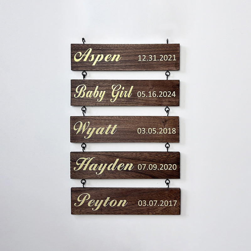 Custom Name Slat - Add On For Existing Sign