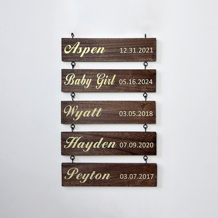 Custom Name Slat - Add On For Existing Sign