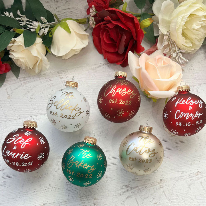 Personalized Christmas Decoration Ball