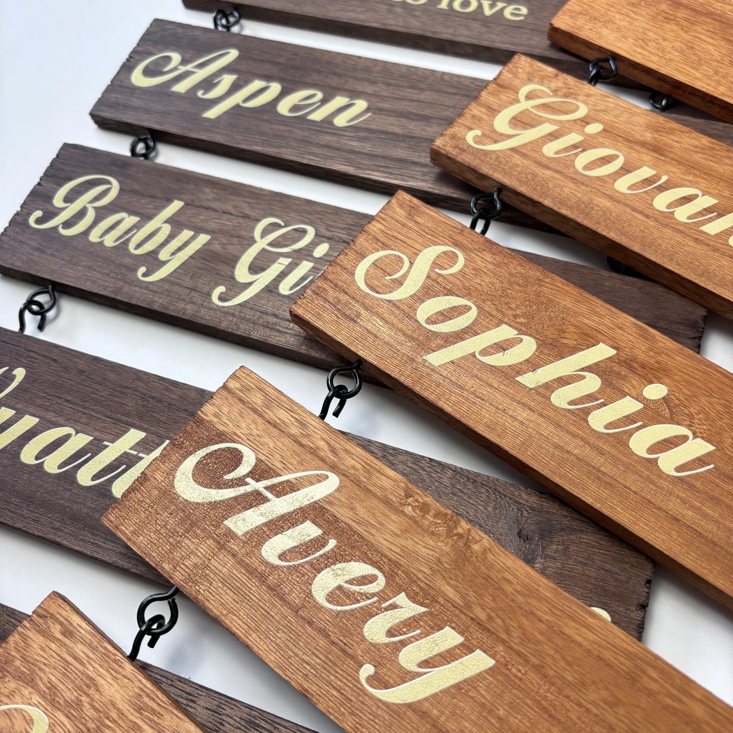 Personalized Family Member Birthday Signs