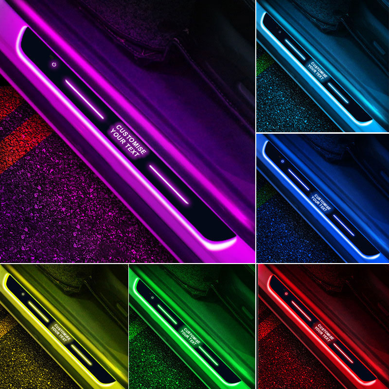 Personalization Luxury Car-Grade Illuminated Thresholds｜Smart Sensor + Super Battery