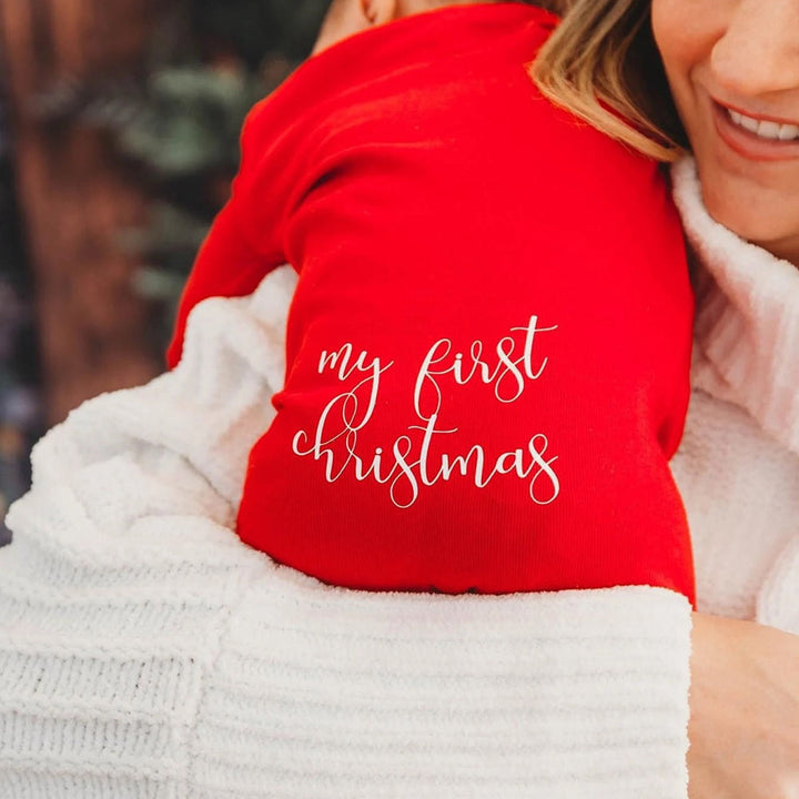 Personalised Baby Christmas Onesie