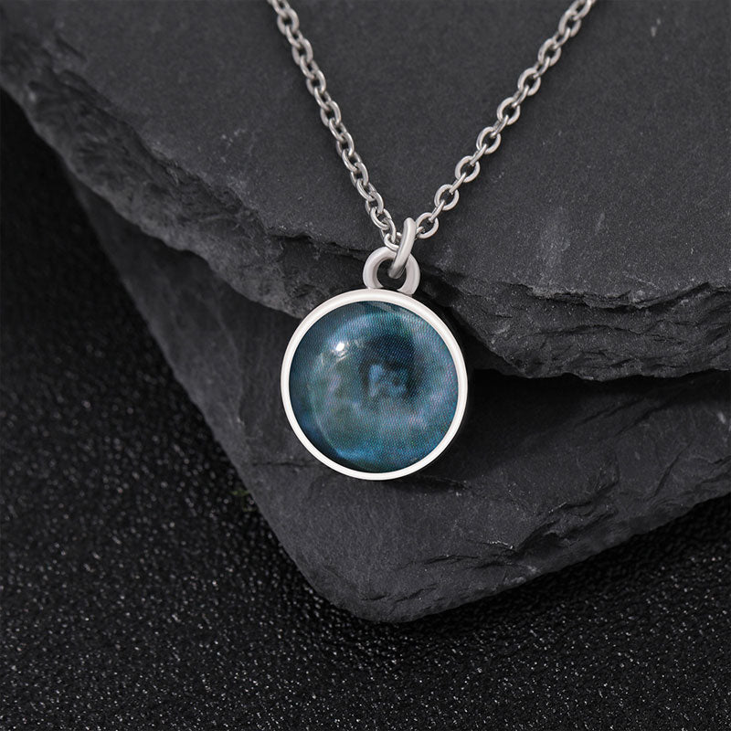 Personalized Eye Custom Pendant Necklace