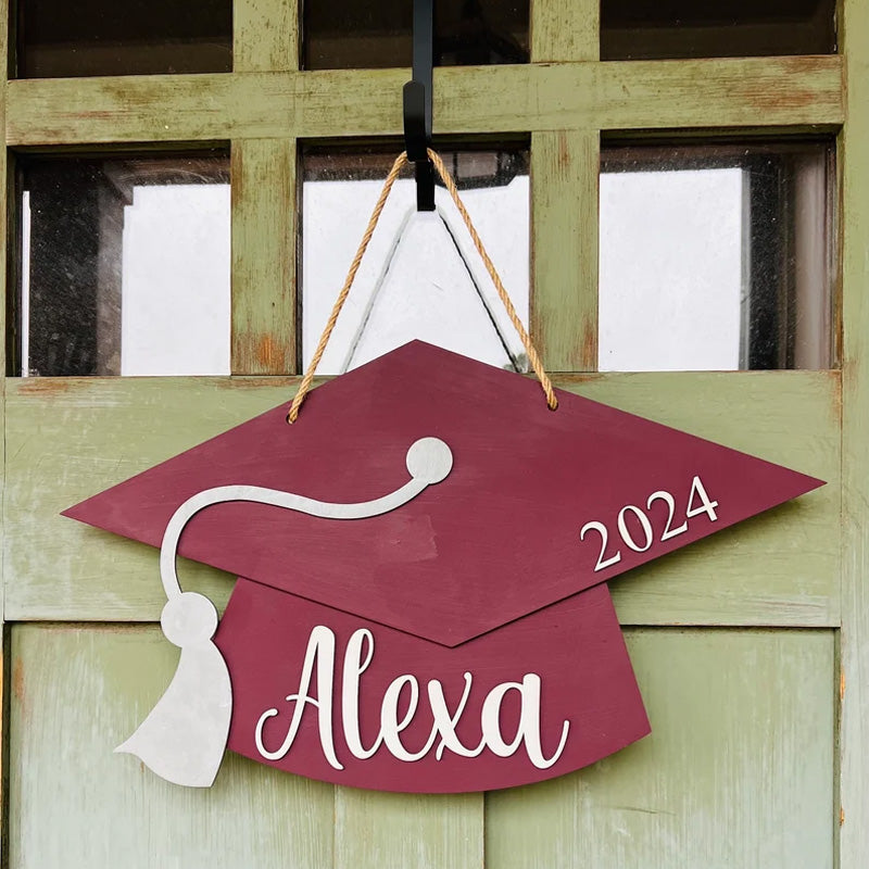 Personalized Graduation Sign, High School Graduation Gift