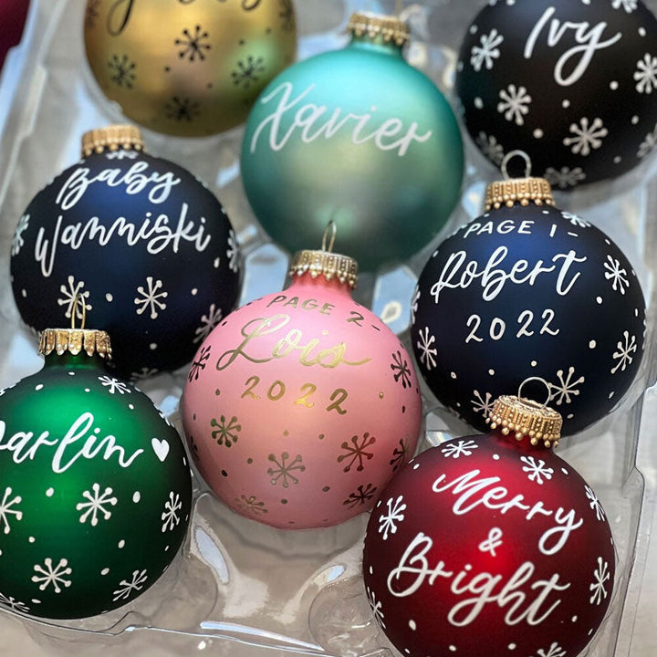 Personalized Christmas Decoration Ball