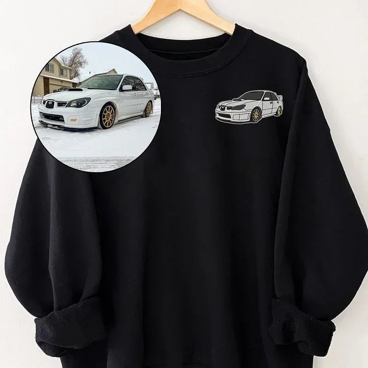 Customized Embroidered Car Craft Hoodies, Car Enthusiast Gifts