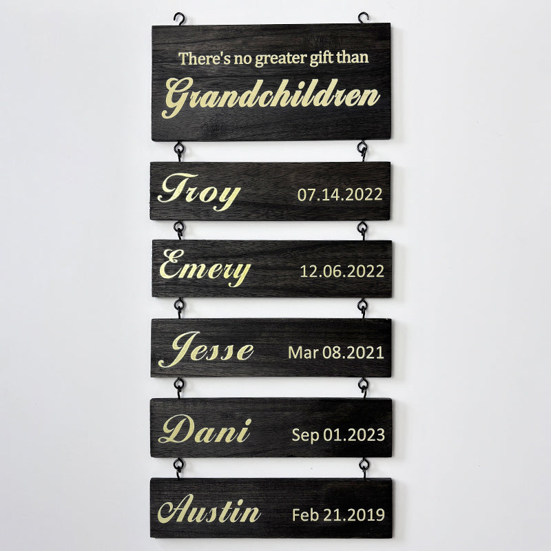 Custom Family Kids Name Sign Best Family Gift 2025