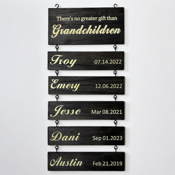 Custom Family Kids Name Sign Best Family Gift 2025