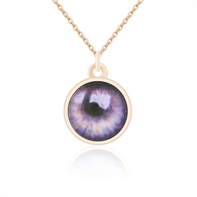 Personalized Eye Custom Pendant Necklace