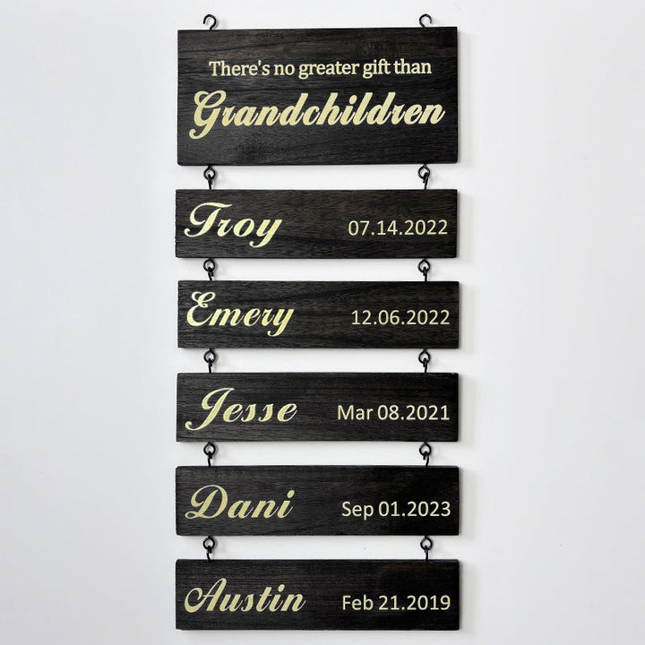 Personalized Family Member Birthday Signs